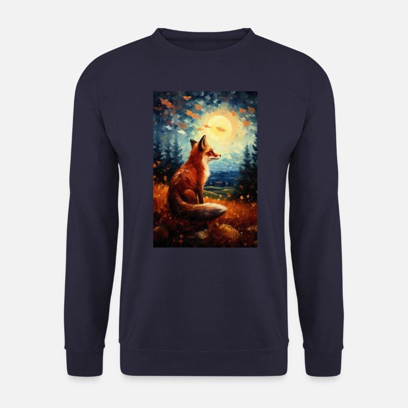 Fox - Unisex Sweatshirt - navy