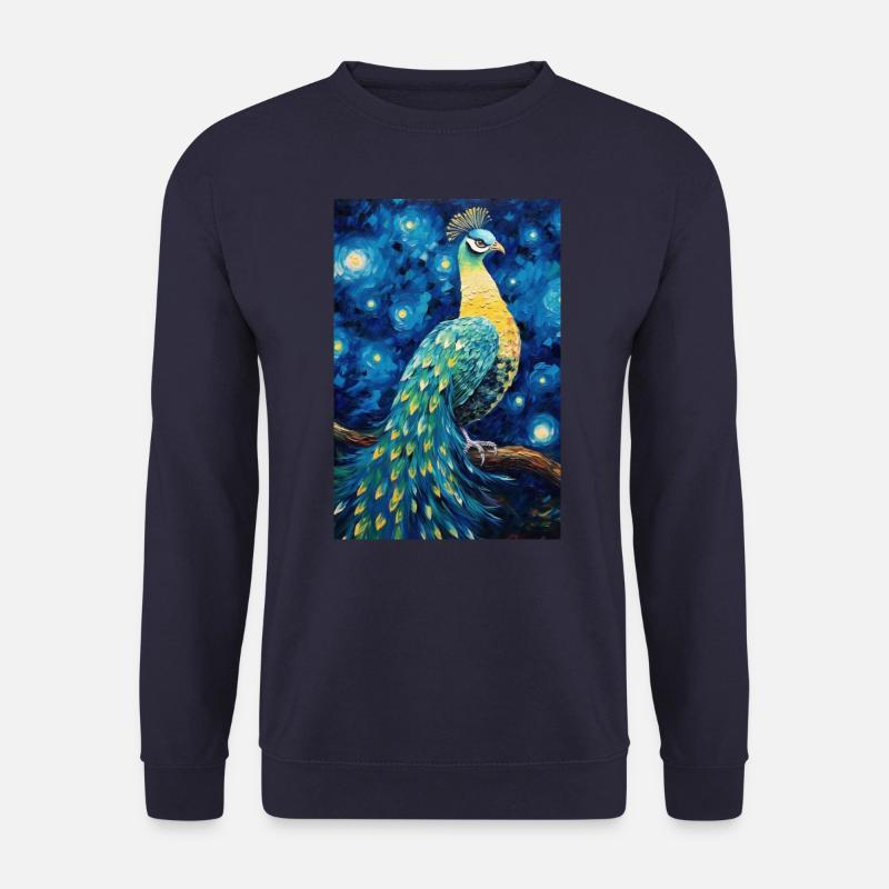 Pfau - Unisex Pullover - Navy