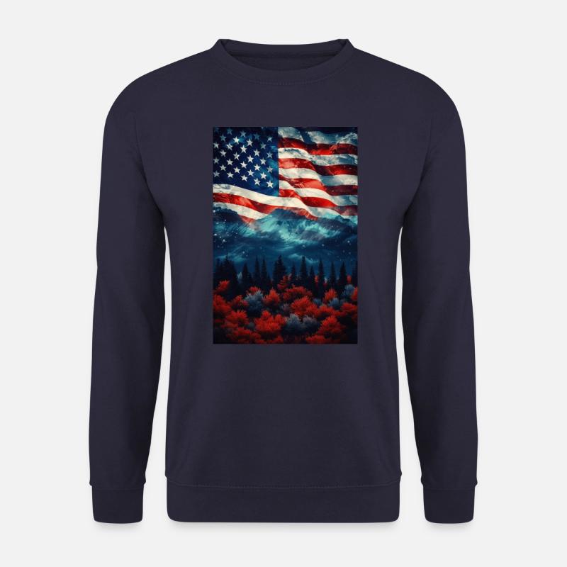 USA - Unisex Pullover - Navy