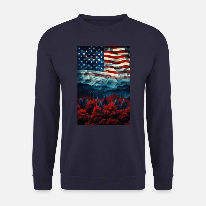 USA - Unisex Pullover - Navy