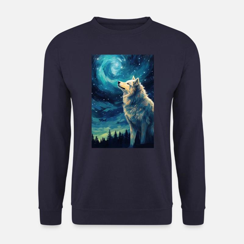 Wolf - Unisex Sweatshirt - navy