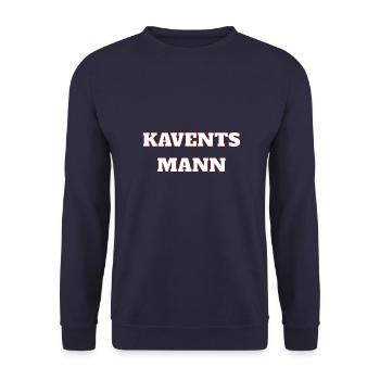 Kaventsmann - ein Mann wie ein Berg - Unisex Pullover - Navy - Vorne - Alina (178cm) & Michal (187cm)