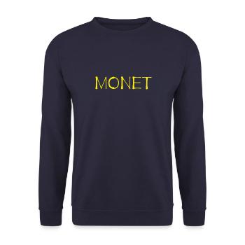 Monet - Unisex Pullover - Navy - Vorne - Alina (178cm) & Michal (187cm)