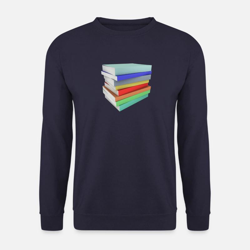 Stack of books - Unisex Sweatshirt - navy