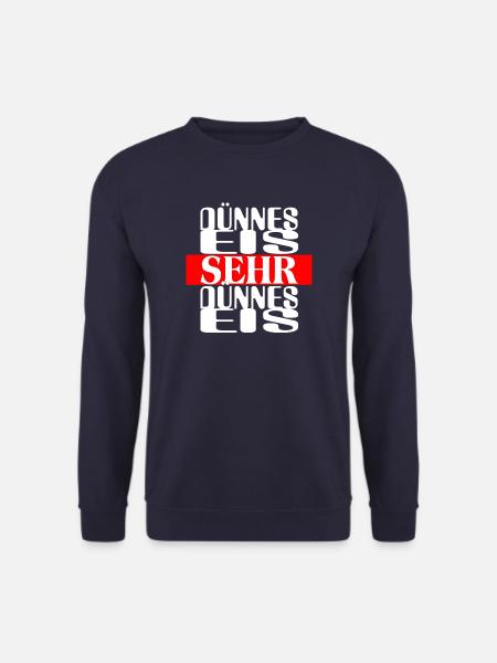 duennes eis weiss - Unisex Pullover - Navy