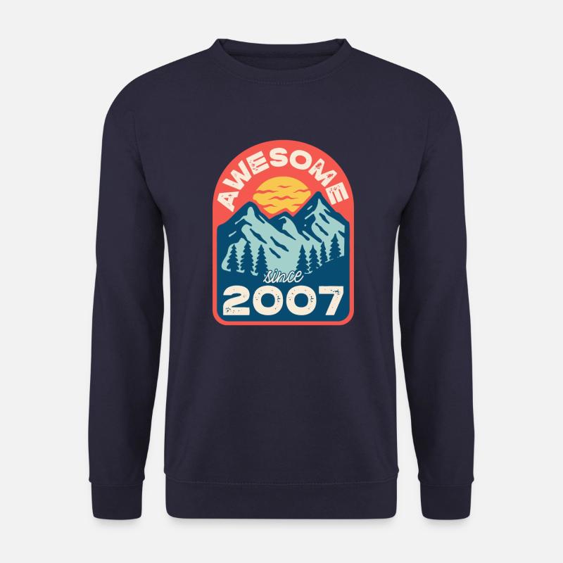 Awesome since 2007 - Unisex Sweatshirt - navy