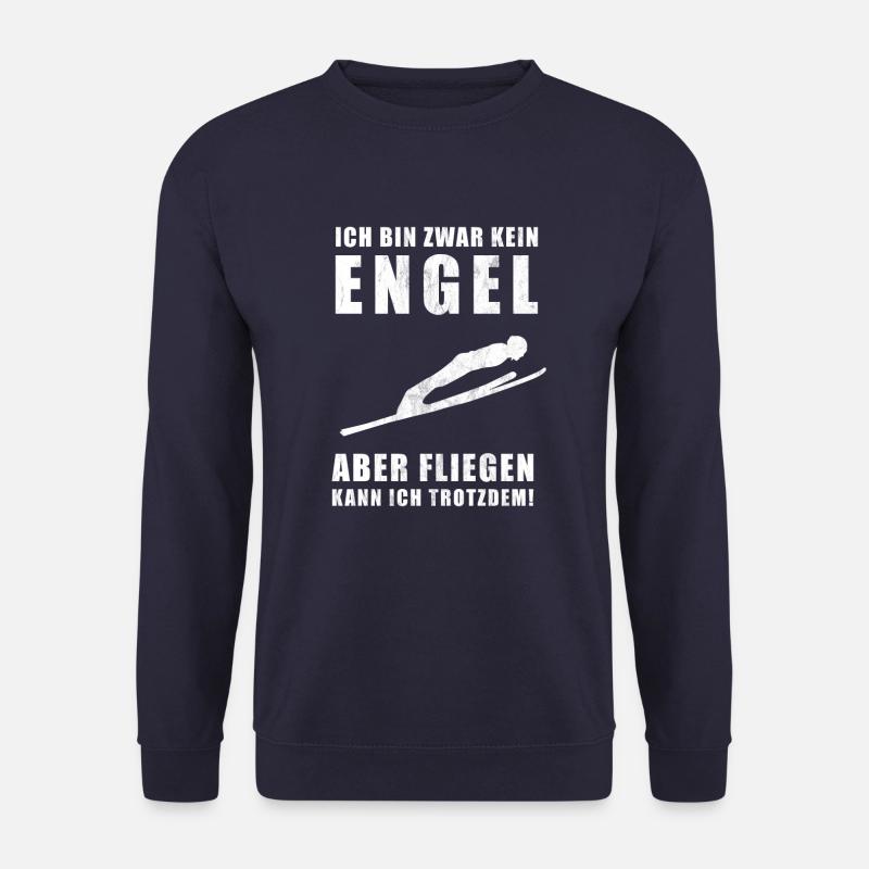 Skispringen | Skispringer | Skisprung | Skifliegen - Unisex Pullover - Navy