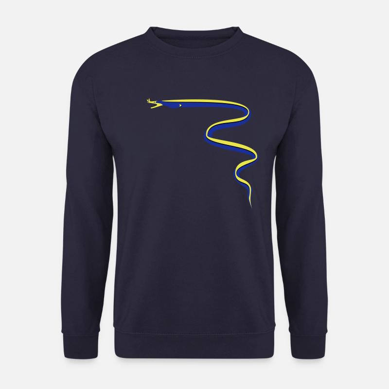 Fish, Nose Moray - Unisex Sweatshirt - navy