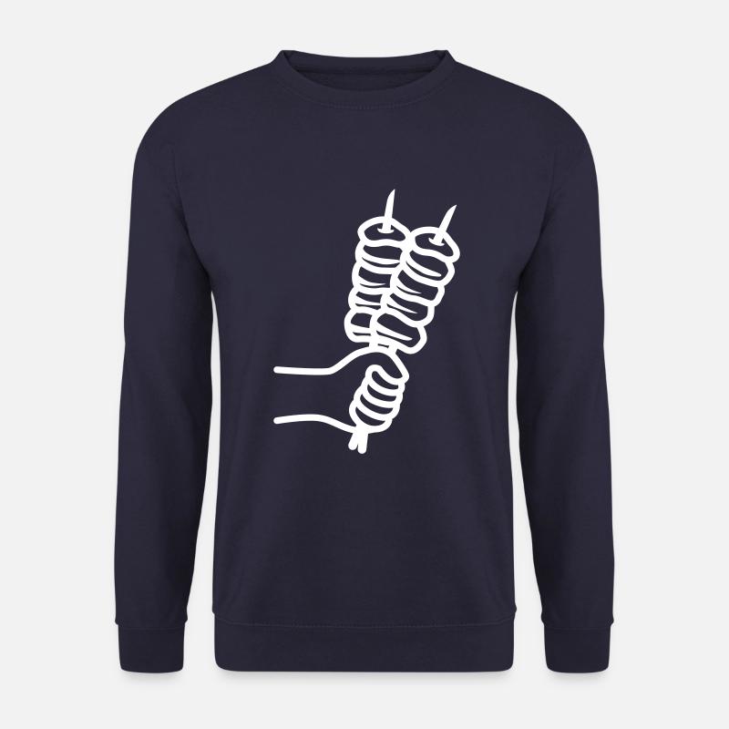 Spieß grill Icon - Unisex Sweatshirt - navy