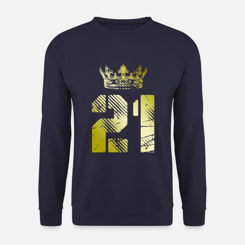 21 Number crown - Unisex Sweatshirt - navy