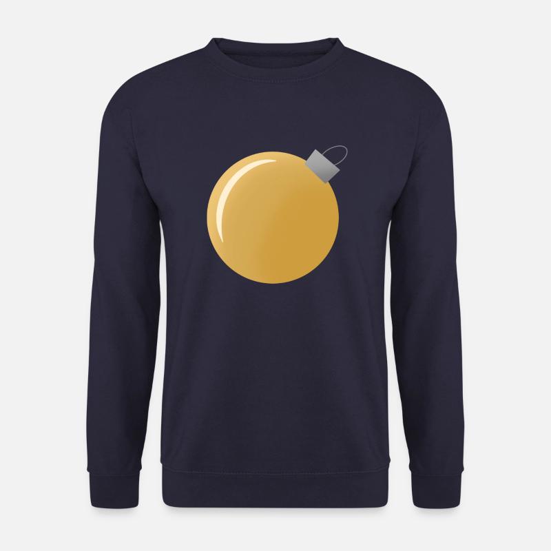 Weihnachtskugel Gold - Unisex Pullover - Navy