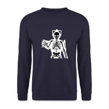 Cybermen xray - Unisex Sweatshirt - navy - Front - Alina (178cm) & Michal (187cm)