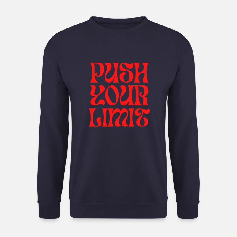push your limit - Unisex Pullover - Navy