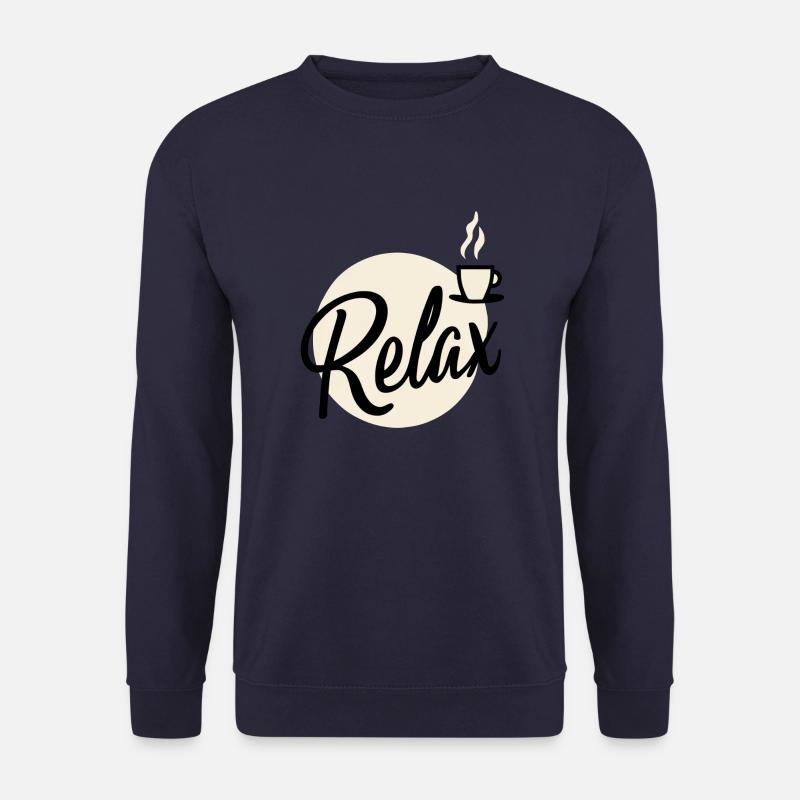 Relax by Coffee - Unisex Pullover - Navy