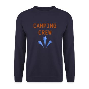 Équipe de camping - Sweat-shirt Unisexe - marine - Devant - Alina (178cm) & Michal (187cm)