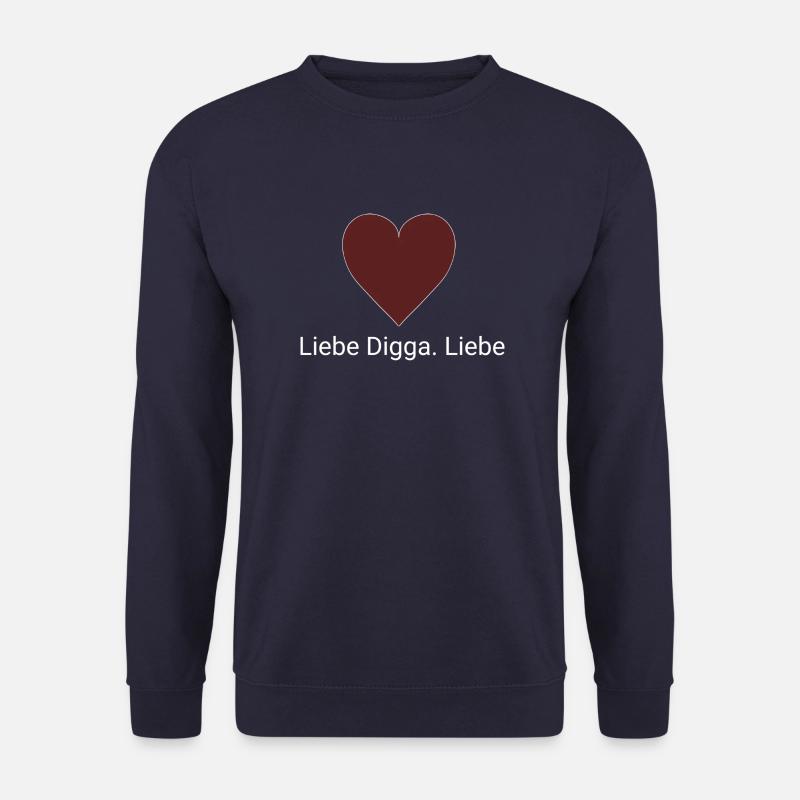 Heart - Unisex Pullover - Navy