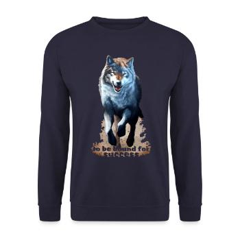 On the road to success - Unisex Sweatshirt - navy - Front - Alina (178cm) & Michal (187cm)