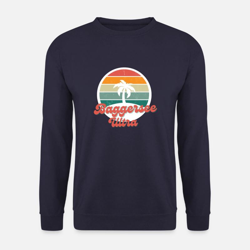 Baggersee Ultra Insel Schwimmen Freizeit - Unisex Pullover - Navy