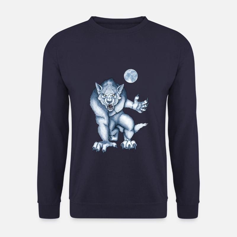 Nacht Mond Werwolf Fluch - Unisex Pullover - Navy