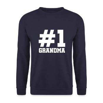 Cadeau de grand-mère super cool meilleure grand-mère - Sweat-shirt Unisexe - marine - Devant - Alina (178cm) & Michal (187cm)