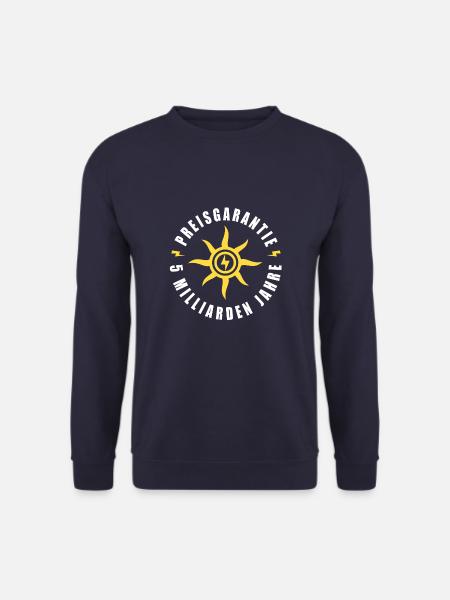 Photovoltaik - Solarenergie - Sonne Preisgarantie - Unisex Pullover - Navy