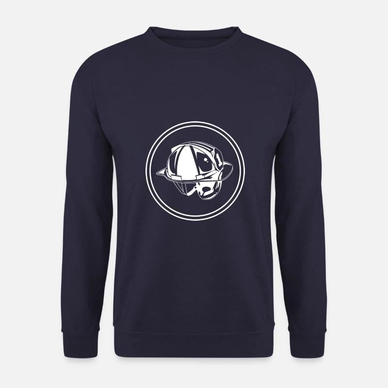 Firefighter Helmet Icon - Unisex Sweatshirt - navy