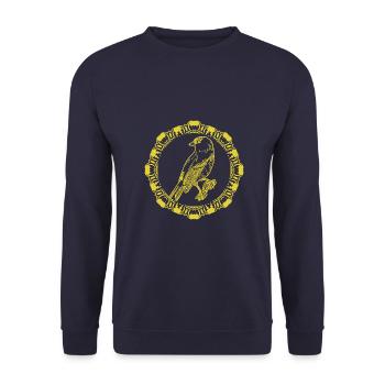 Oiseau - Vol - Conservation de la nature Amoureux des animaux - Sweat-shirt Unisexe - marine - Devant - Alina (178cm) & Michal (187cm)