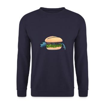 Rouleaux de poisson - Sweat-shirt Unisexe - marine - Devant - Alina (178cm) & Michal (187cm)