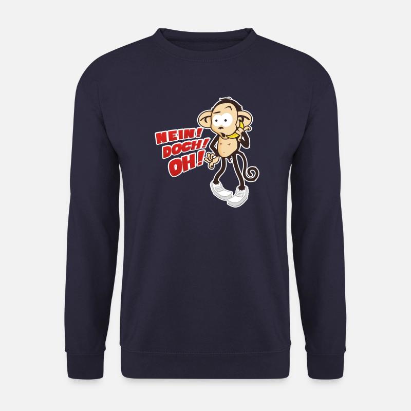 NEIN! DOCH! OH! Bananen! - Unisex Pullover - Navy