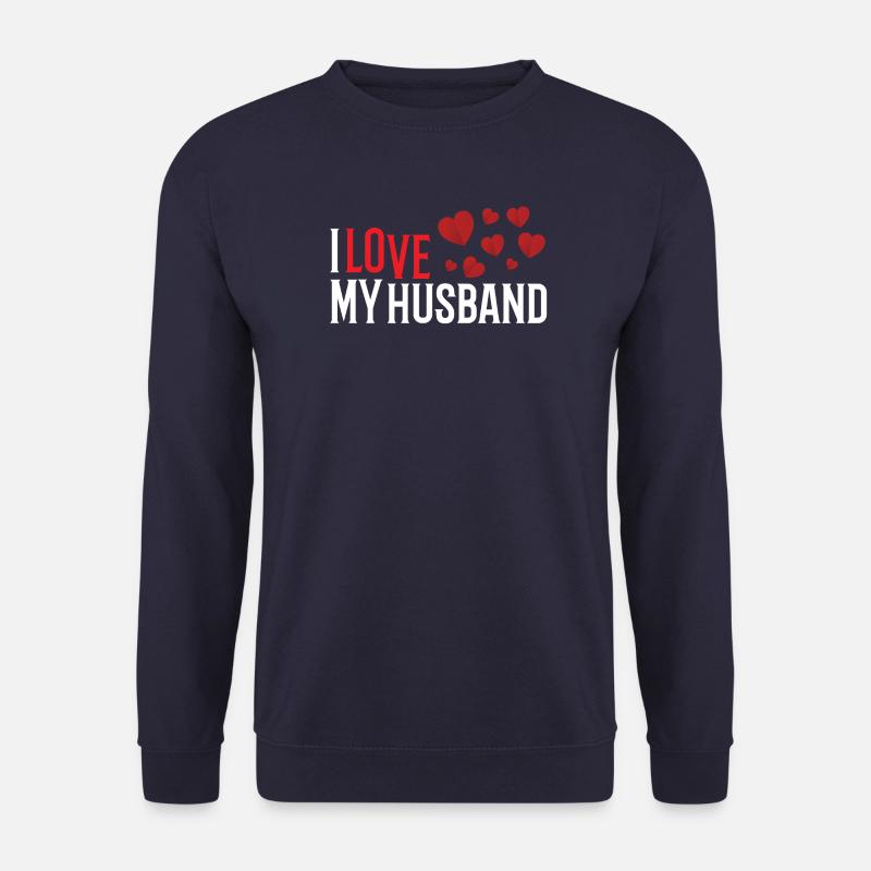 Ich liebe meinen Ehemann - Unisex Pullover - Navy