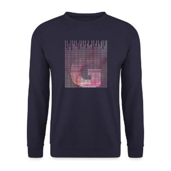 Letter G, name, the letter G - Unisex Sweatshirt - navy - Front - Alina (178cm) & Michal (187cm)