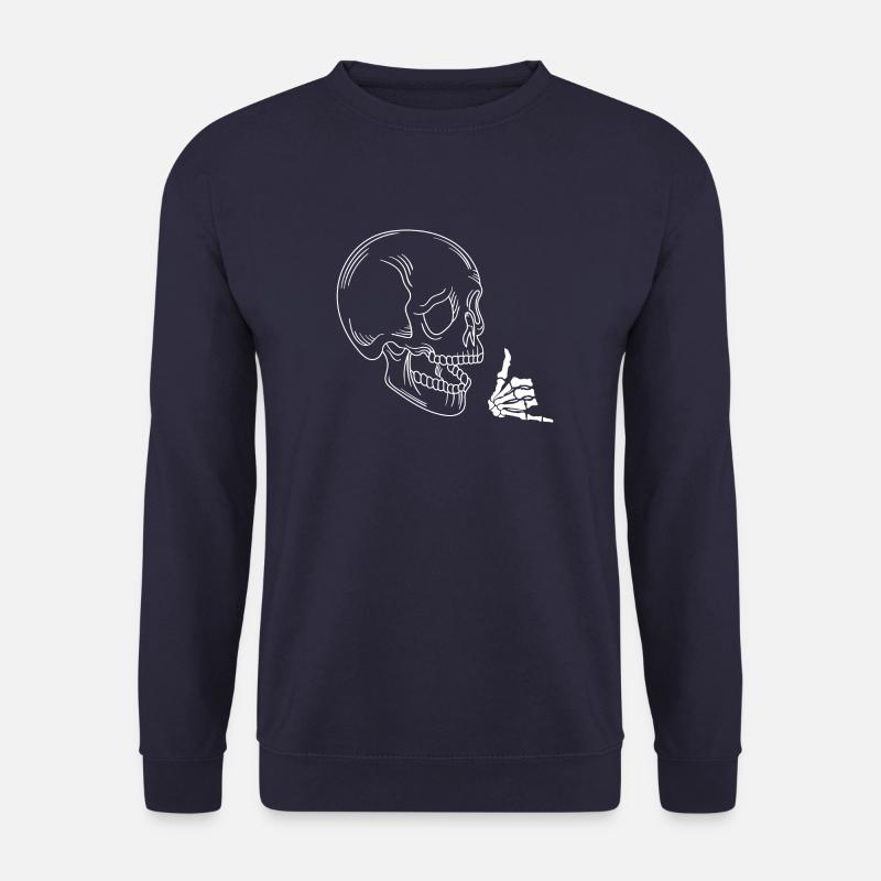 Rocking skull - Unisex Sweatshirt - navy