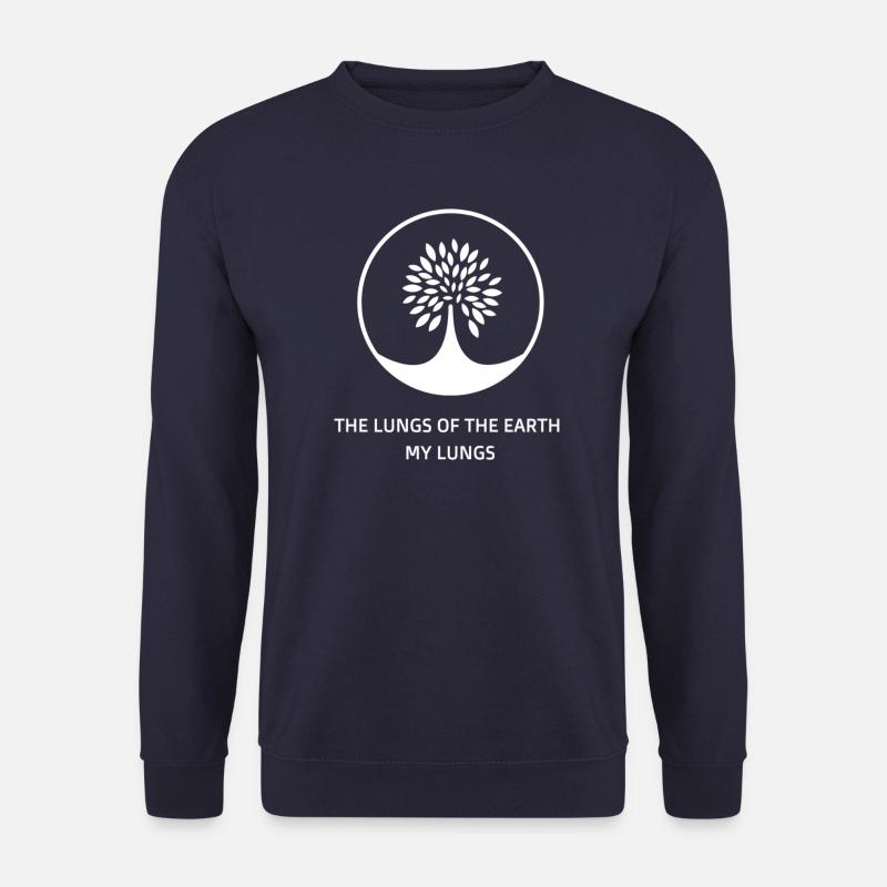Lungen des Erdkreisbaums - Unisex Pullover - Navy