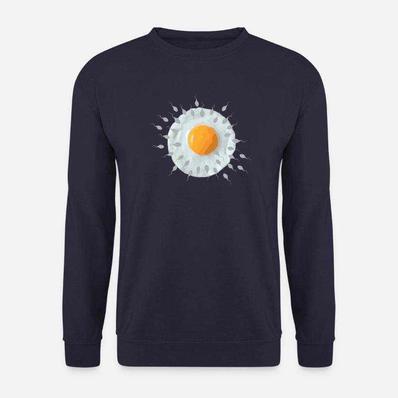 Breakfast egg - Unisex Sweatshirt - navy