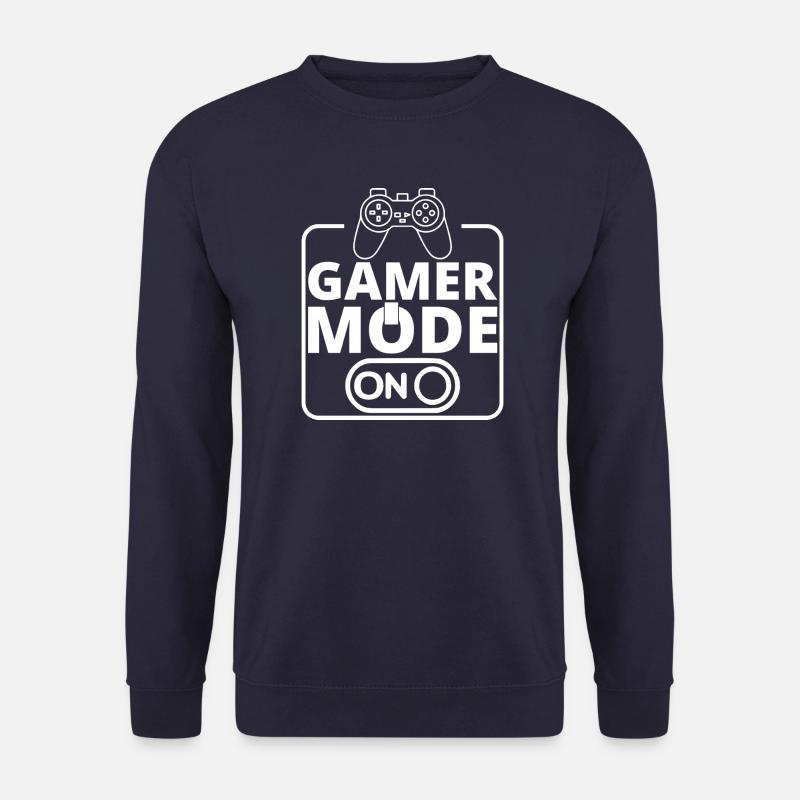 Gamer Mode On Controller Logo - Unisex Sweatshirt - navy