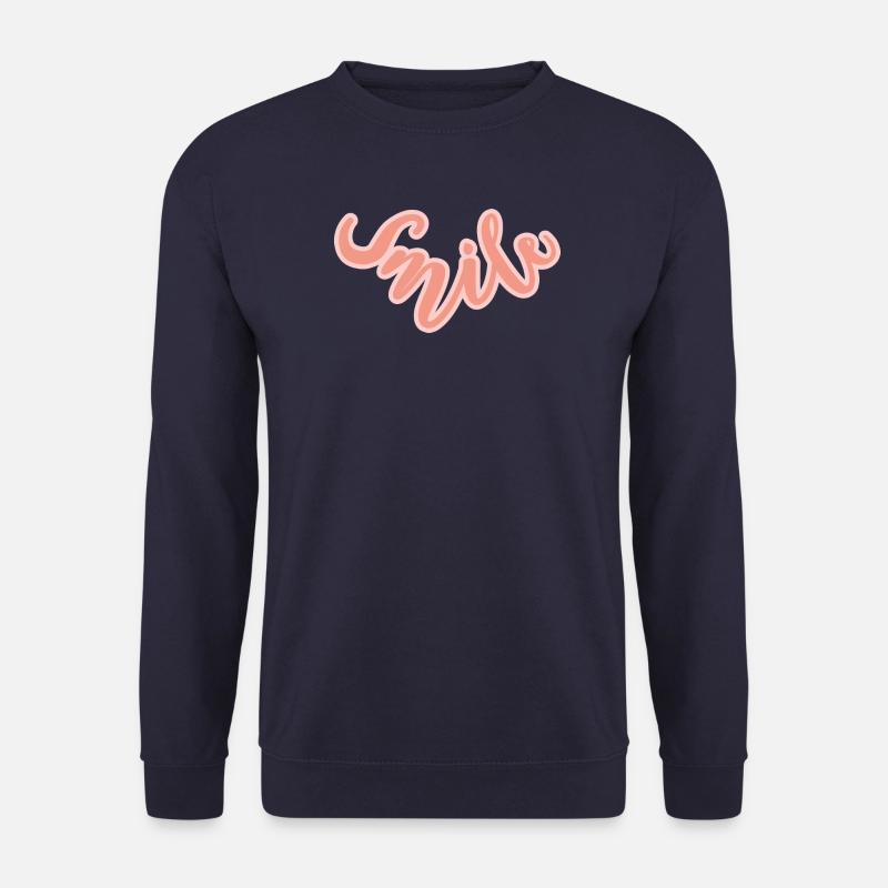 smile - Unisex Pullover - Navy
