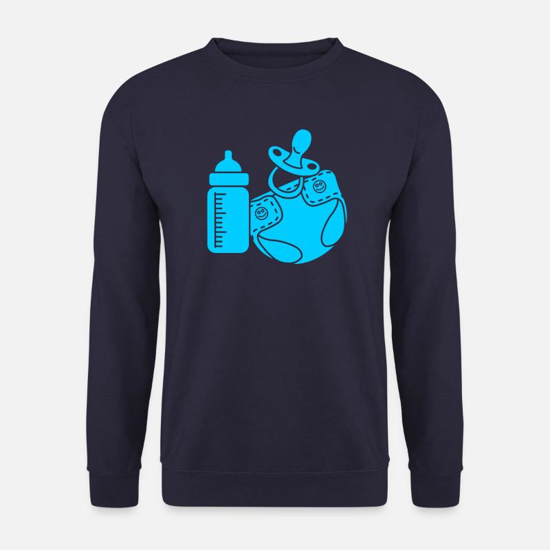 Baby braucht heute blau - Unisex Pullover - Navy