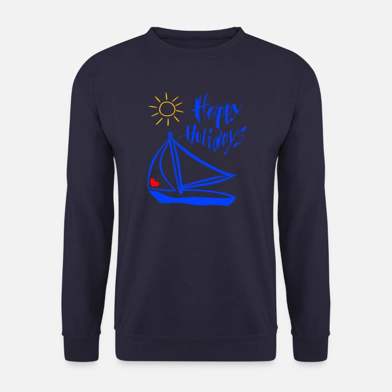 Segelboot, maritim - Unisex Pullover - Navy
