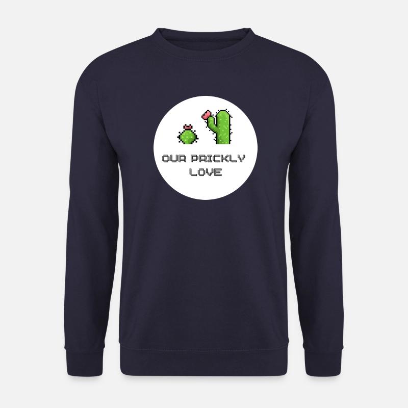 Unsere Stachelige Liebe Pixelkunst - Unisex Pullover - Navy