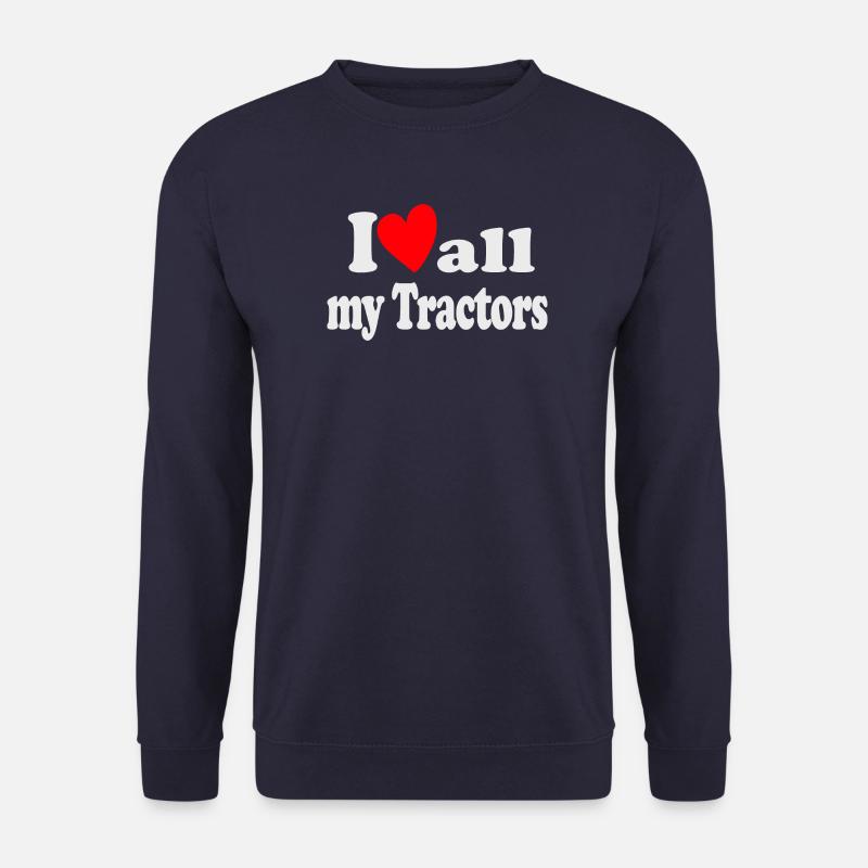 Ich liebe alle Traktoren - Unisex Pullover - Navy