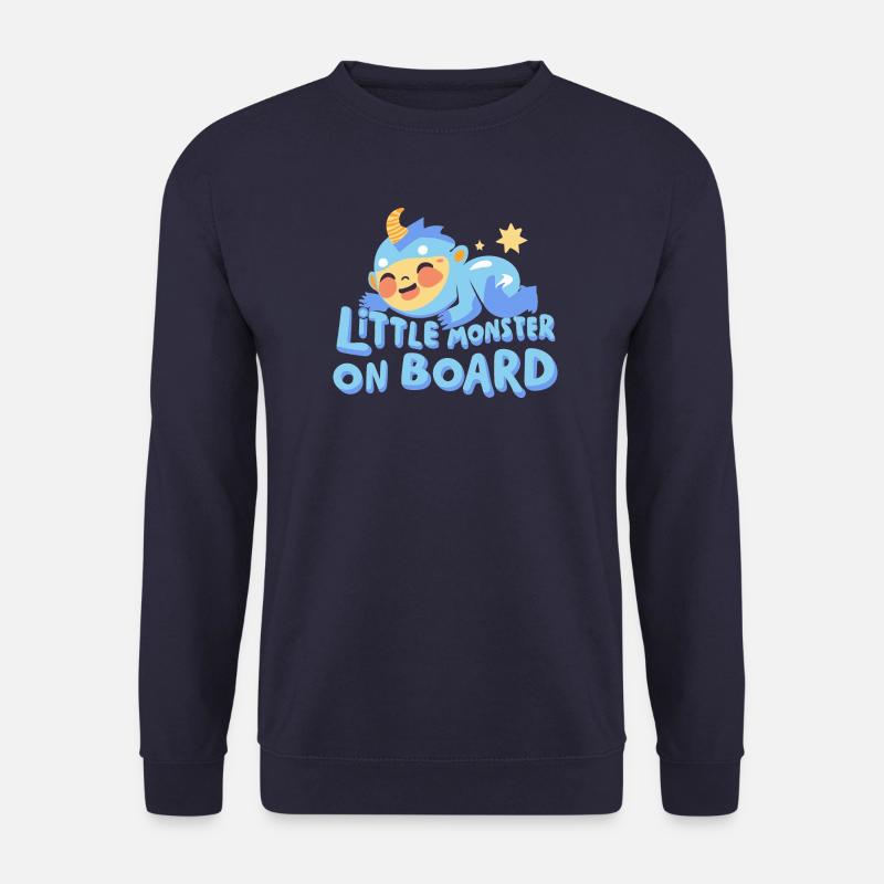Mignon bébé monstre - Sweat-shirt Unisexe - marine