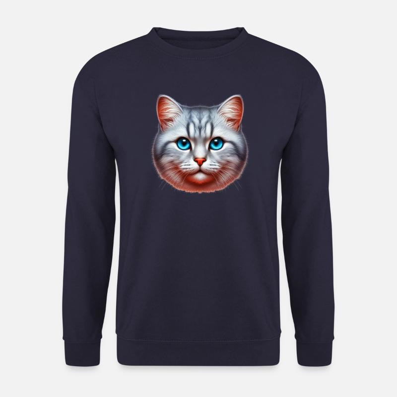 Cat - Unisex Sweatshirt - navy