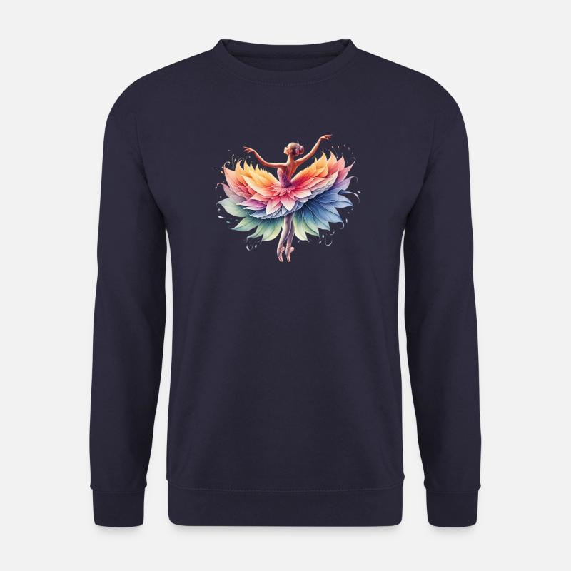 Balletttänzerin mit Tutu - Unisex Pullover - Navy