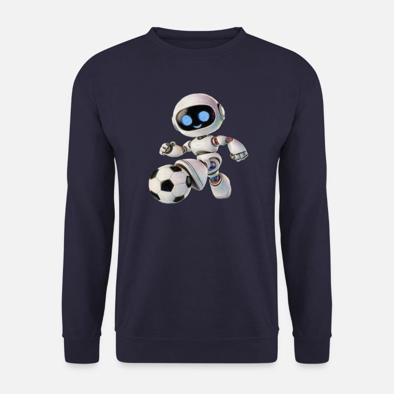 Fußball-Roboter - Unisex Pullover - Navy