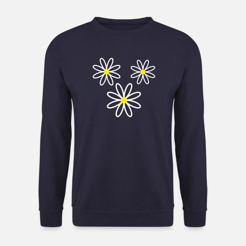 Gänseblümchen Blume - Unisex Pullover - Navy