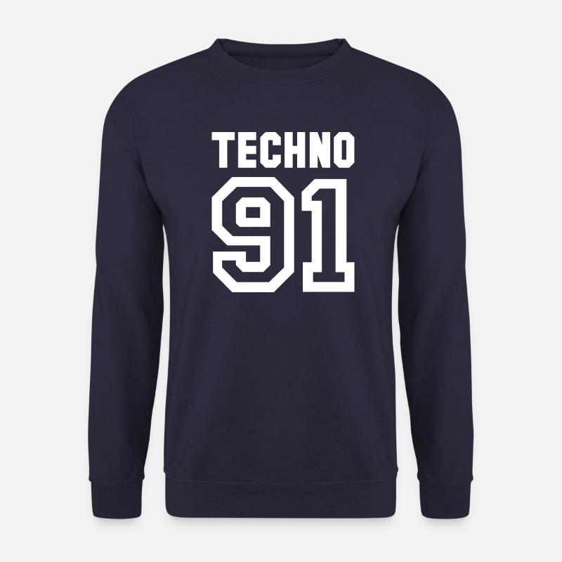 TECHNO Rave 90s Raver - Unisex Sweatshirt - navy