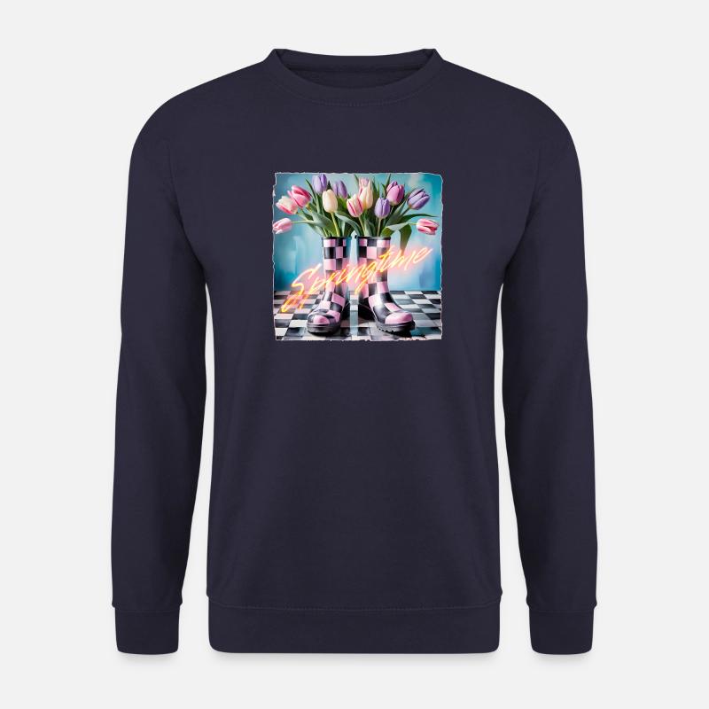 C’est le printemps... - Sweat-shirt Unisexe - marine