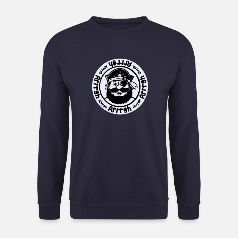Lustiger Pirat mit Augenklappe - Unisex Pullover - Navy