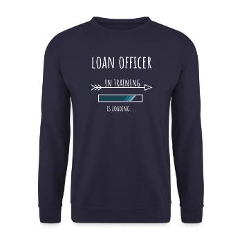 Agent de crédit en formation Profession Don - Sweat-shirt Unisexe - marine - Devant - Alina (178cm) & Michal (187cm)