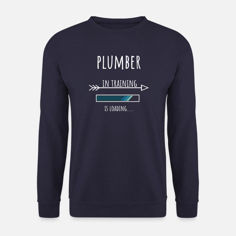 Plumber in Training Gift - Unisex Sweatshirt - navy